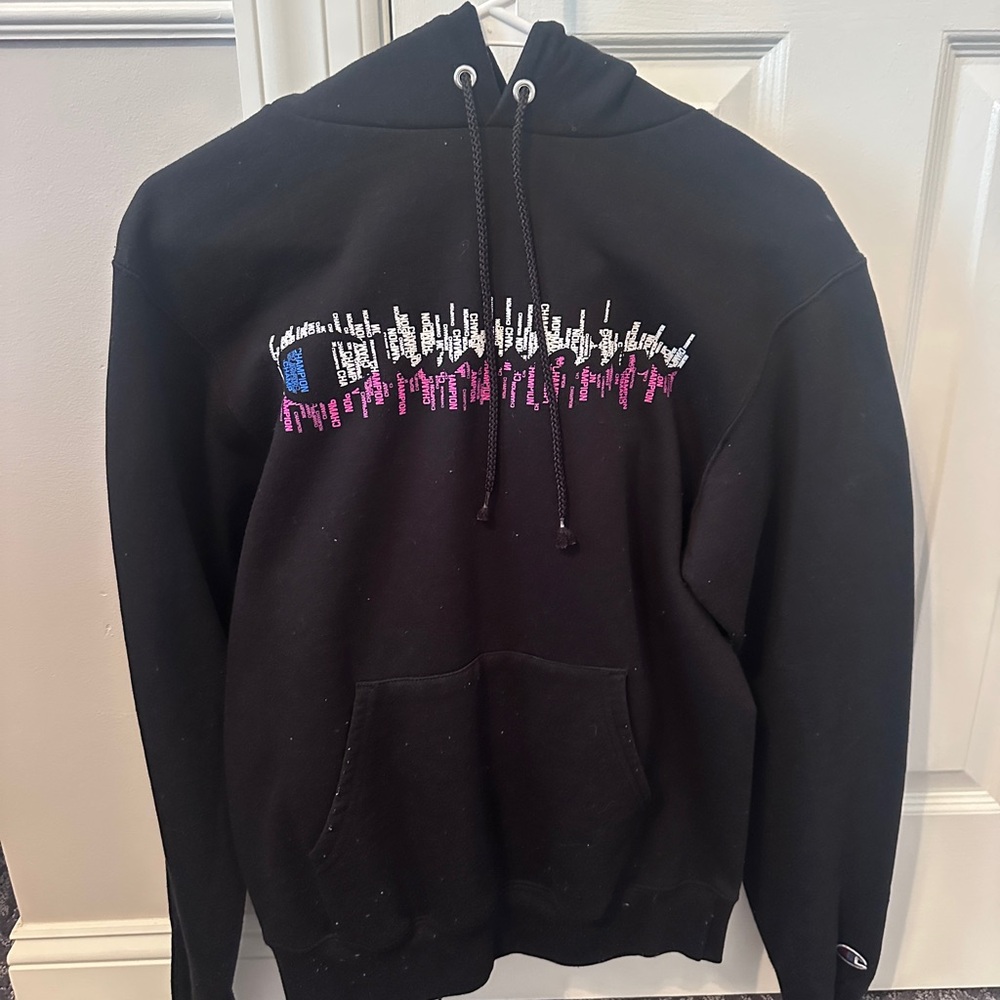 Champion Black Graphic Sweater Pullover